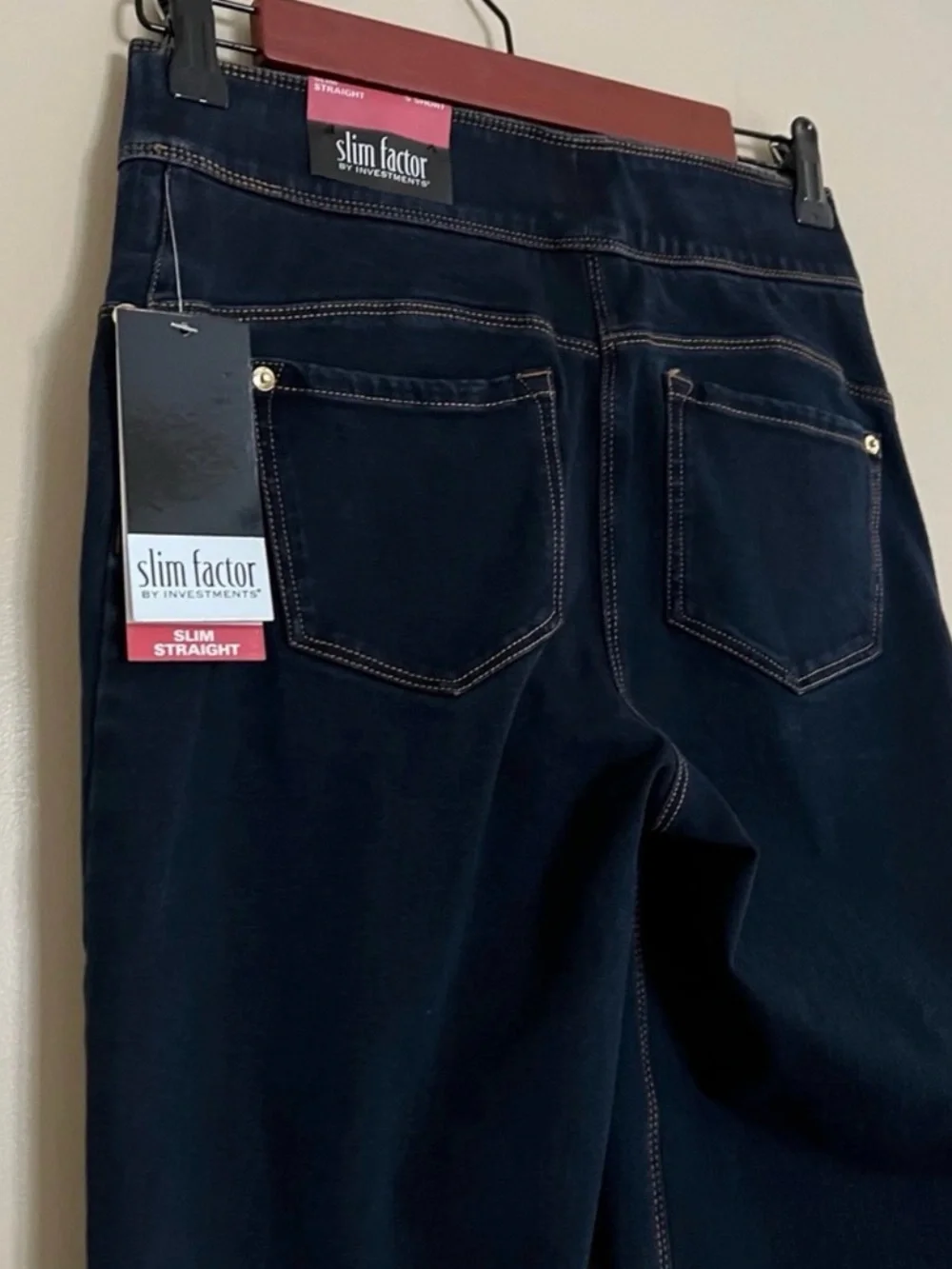 Investment Wide Leg Dark Blue Women's Jeans